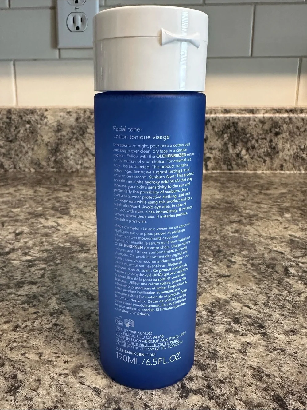 NEW OLEHENRIKSEN Glow2OH Exfoliating Dark Spot Toner 7% AHA Glycolic Lactic Acid